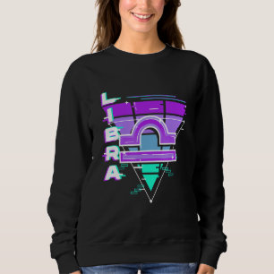 Camiseta Libra Zodiac Sinal Vaporwave Aestética 80s 90s par