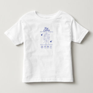 Camiseta Libra Zodíaco Balanço Astronomia Arte Linear