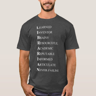 Camiseta Librarian Acrostic Adjectives Describing