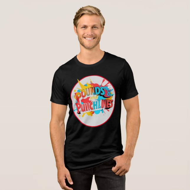Camiseta "Libras de Punchline" (Frente Completa)