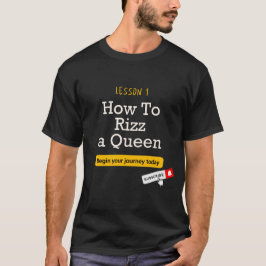 Camiseta Lição 1 - Como curtir uma rainha - Escuro