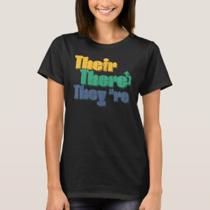 Camiseta Lição de Gramática Inglesa Lá Eles são Professores