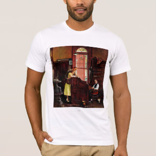 Camiseta Licença de casamento por Norman Rockwell