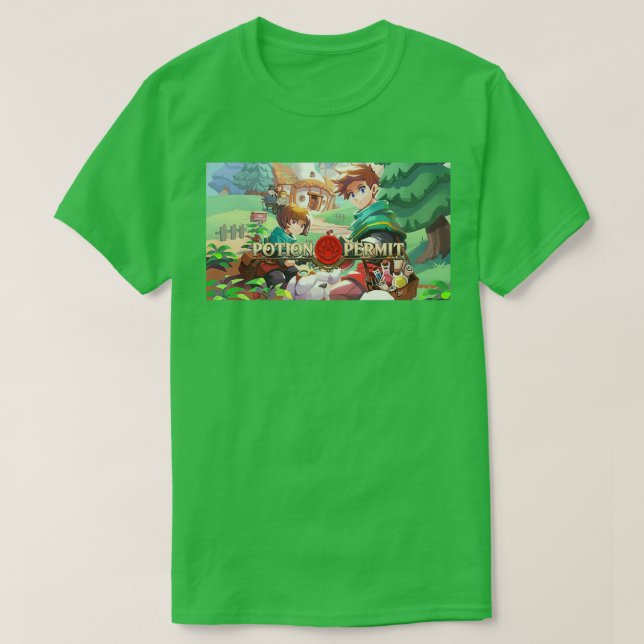 Camiseta Licença de Poção Legal (Frente do Design)