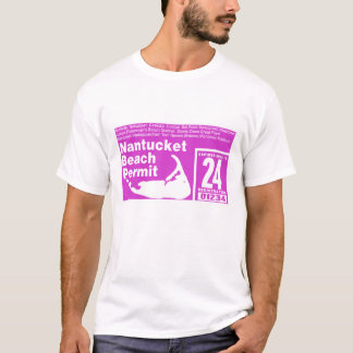 Camiseta Licença de praia de Nantucket 2024