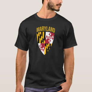 Camiseta Licença do Estado do Maryland - Md Baltimore Pride