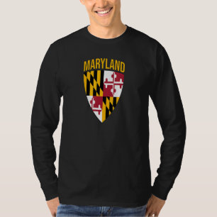 Camiseta Licença do Estado do Maryland - Md Baltimore Pride