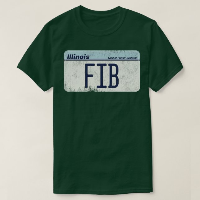 Camiseta Licença FIB de Illinois (Frente do Design)