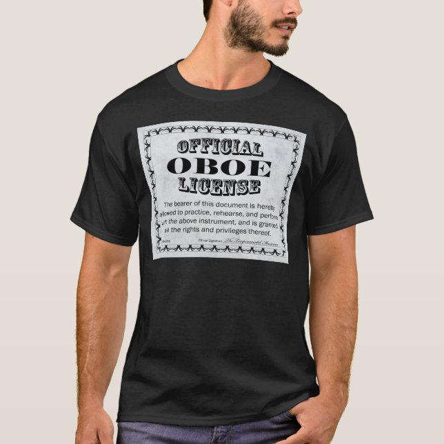 Camiseta Licença Oboe (Frente)