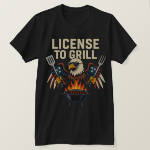 Camiseta Licença para Grill - Edição Americana