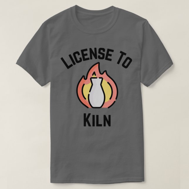 Camiseta Licença para Matar Cerâmica de Potência Clay 2 (Frente do Design)