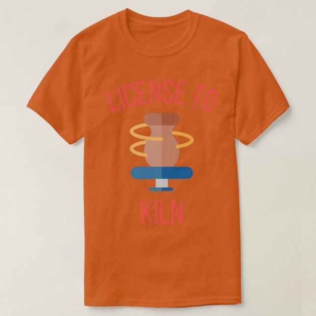 Camiseta Licença para Matar Cerâmica de Potência Clay 4 (Frente do Design)
