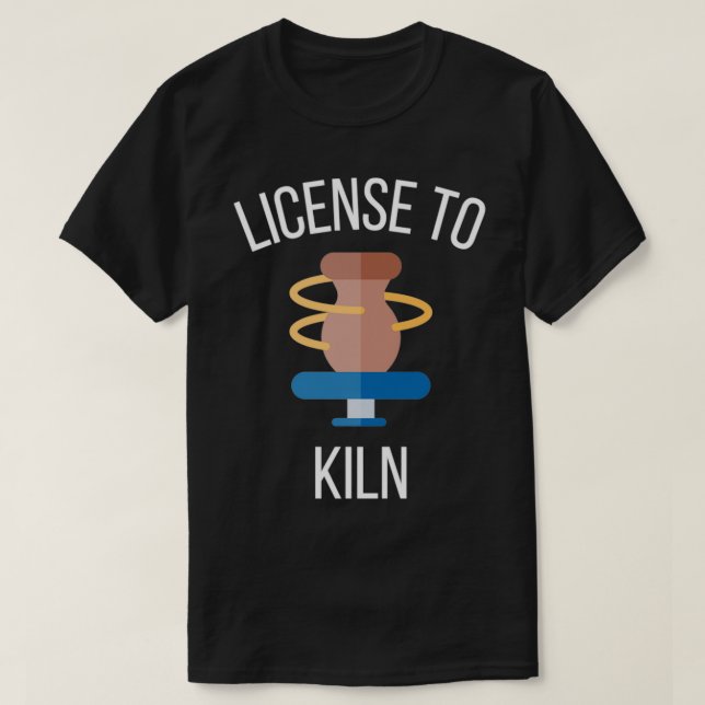 Camiseta Licença para Matar Clay 3 Cerâmico de Potência (Frente do Design)