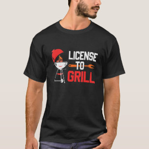 Camiseta Licença para o Grill Barbecue Party 3