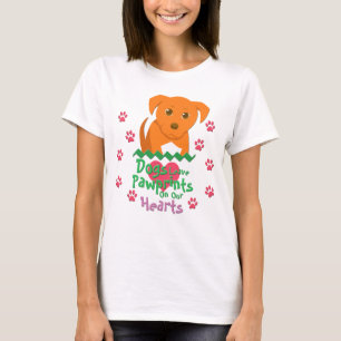 Camiseta Licença Pawprints dos cães