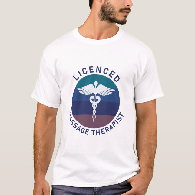 Camiseta Licenced Massage Therapist (Frente)