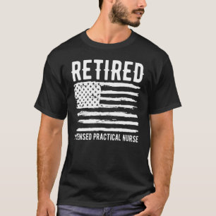 Camiseta Licenciada aposentada profissão de enfermeiro prát