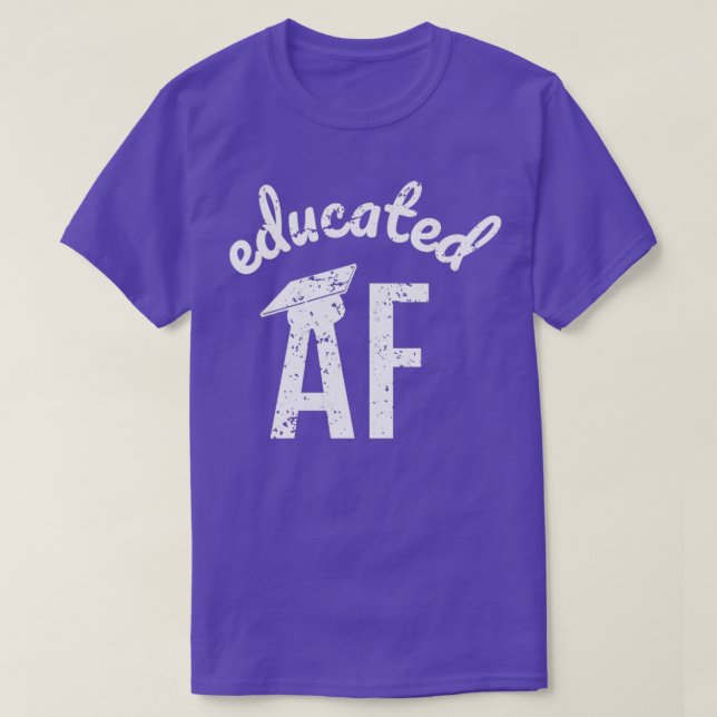 Camiseta Licenciado AF Funny Graduação Formando 9 (Frente do Design)