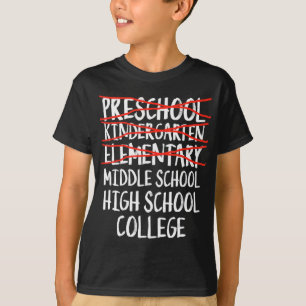 Camiseta Licenciado Elementar Presente para o Ensino Médio