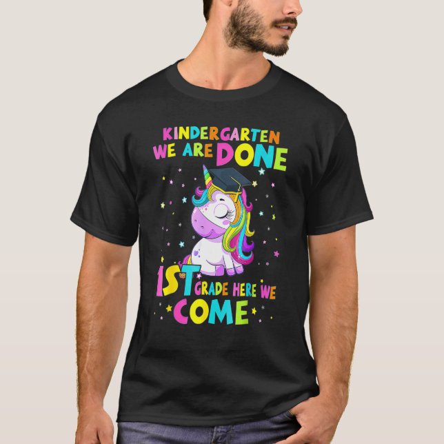 Camiseta Licenciado Magical Unicorn Para Raparigas (Frente)