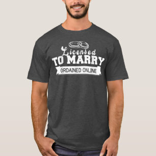 Camiseta Licenciado Para Casado Solicitado Oficial De Casam