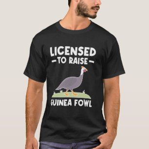 Camiseta Licenciado Para Criar Galinha De Angola Ave