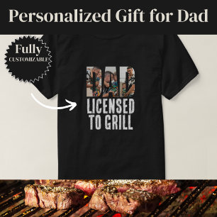 Camiseta Licenciado para Grelar Pai Engraçado
