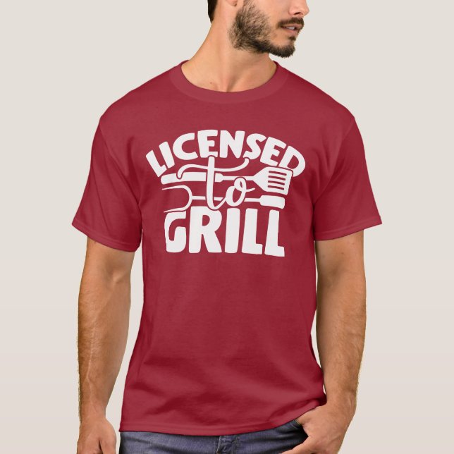 Camiseta Licenciado para Grill (Frente)