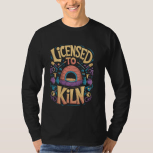 Camiseta Licenciado para Matar Bateria Engraçada