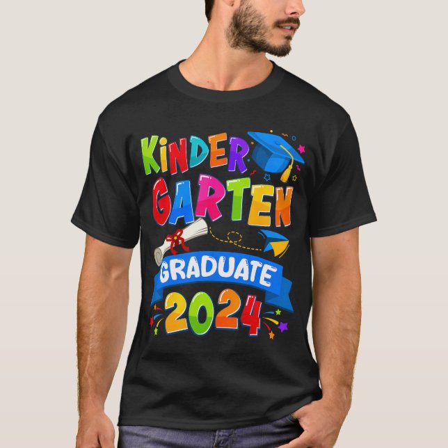 Camiseta Licenciado Para Rapazes Do Formando 2024 Gi (Frente)