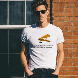 Camiseta Licenciado para voar e contar Piadas, engraçado, h