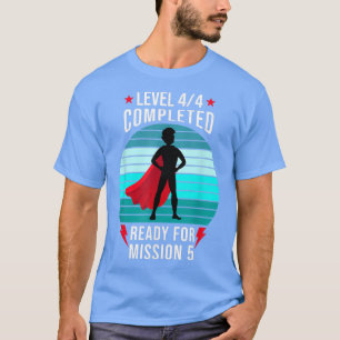 Camiseta Licenciatura de 5 da escola primária do ensino sec
