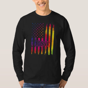 Camiseta Licenciatura de Mestrado do Trabalhador Social nos