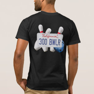 Camiseta License Plate 300 Bowler da Califórnia