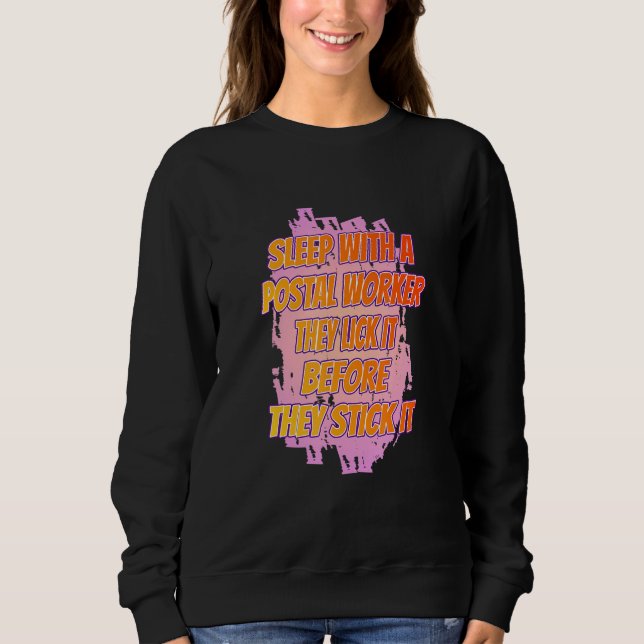 Camiseta Lick It Before Stick Postal Parcel Sarcastic Humo (Frente)