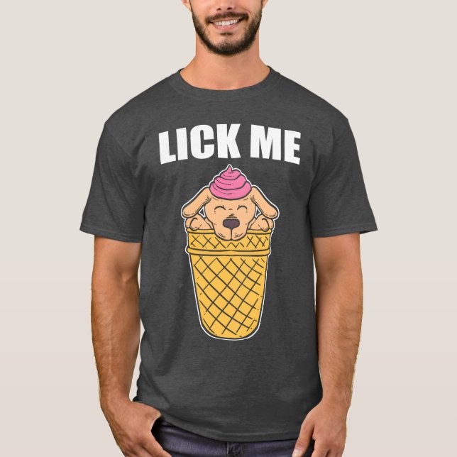 Camiseta Lick Me Animal Attendees Gift family (Frente)