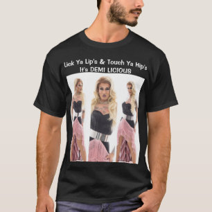 Camiseta Lick Ya Lip e toque em Ya Hip
