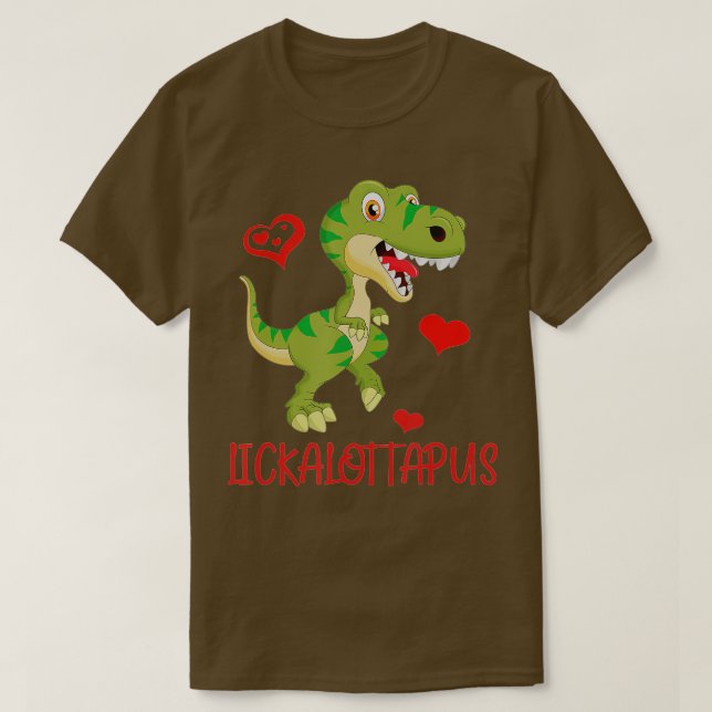 Camiseta Lickalottapus lésbicas (Frente do Design)