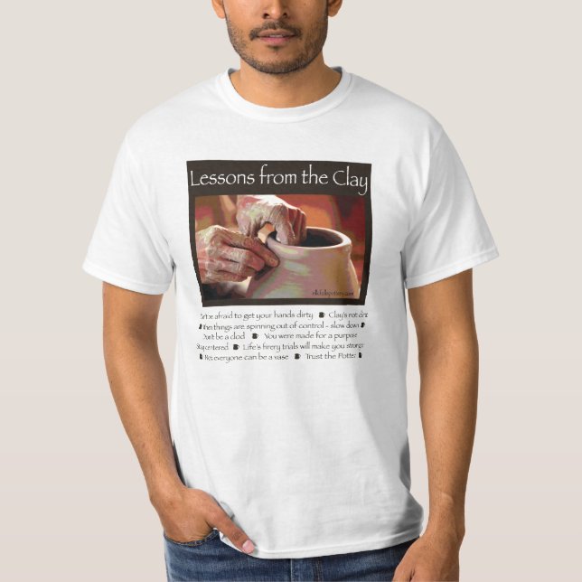 Camiseta Lições da argila (Frente)