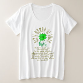 Camiseta Lições para as mulheres Bíblias de Faith Ruth Chri