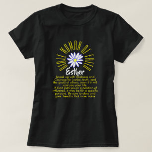 Camiseta Lições Para Mulheres Bíblias De Fé Esther Christia