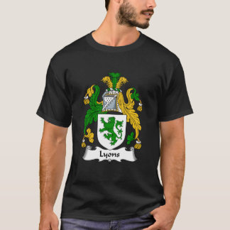 Camiseta Licon Casaco de Braços Clássico da Família Lyons
