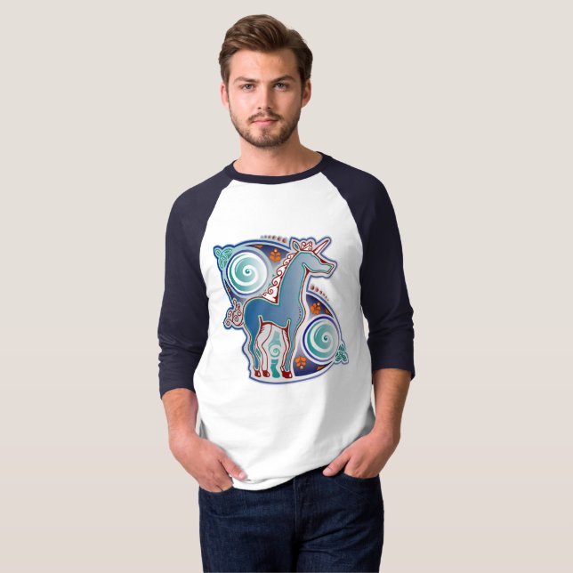Camiseta Licorne celtique (Frente Completa)