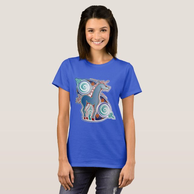 Camiseta Licorne celtique (Frente Completa)