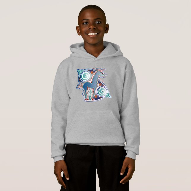 Camiseta Licorne celtique (Frente Completa)
