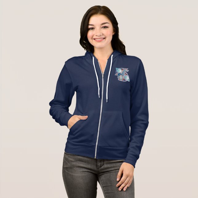 Camiseta Licorne celtique (Frente Completa)