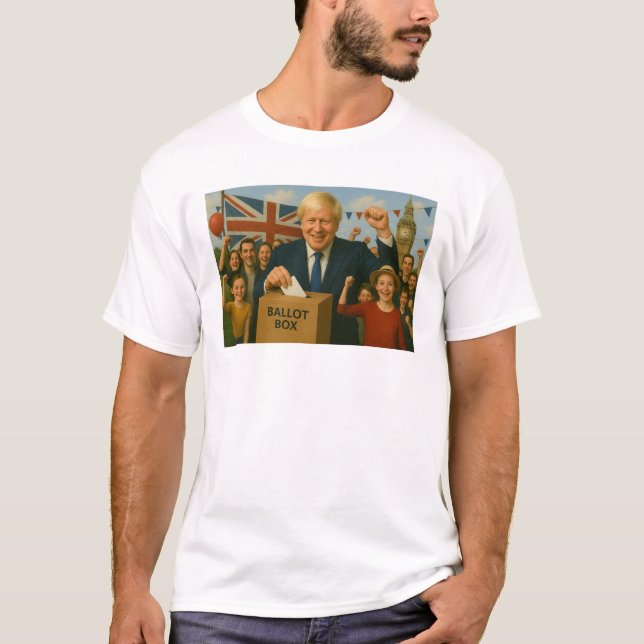 Camiseta Líder Britânico Casts Voto Histórico (Frente)