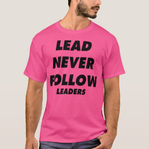 Camiseta Líder Chefe de Chaves Nunca Siga Capa de telefone