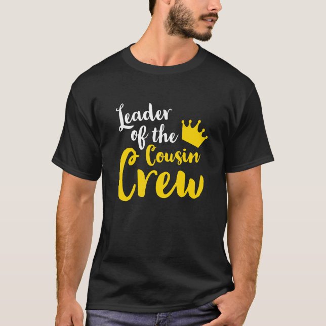 Camiseta Líder da equipe do primo Chefe Chefe Chefe Chefe C (Frente)