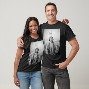 Camiseta Líder da Lakota Sentando o Bull Índio Nativo Ameri
